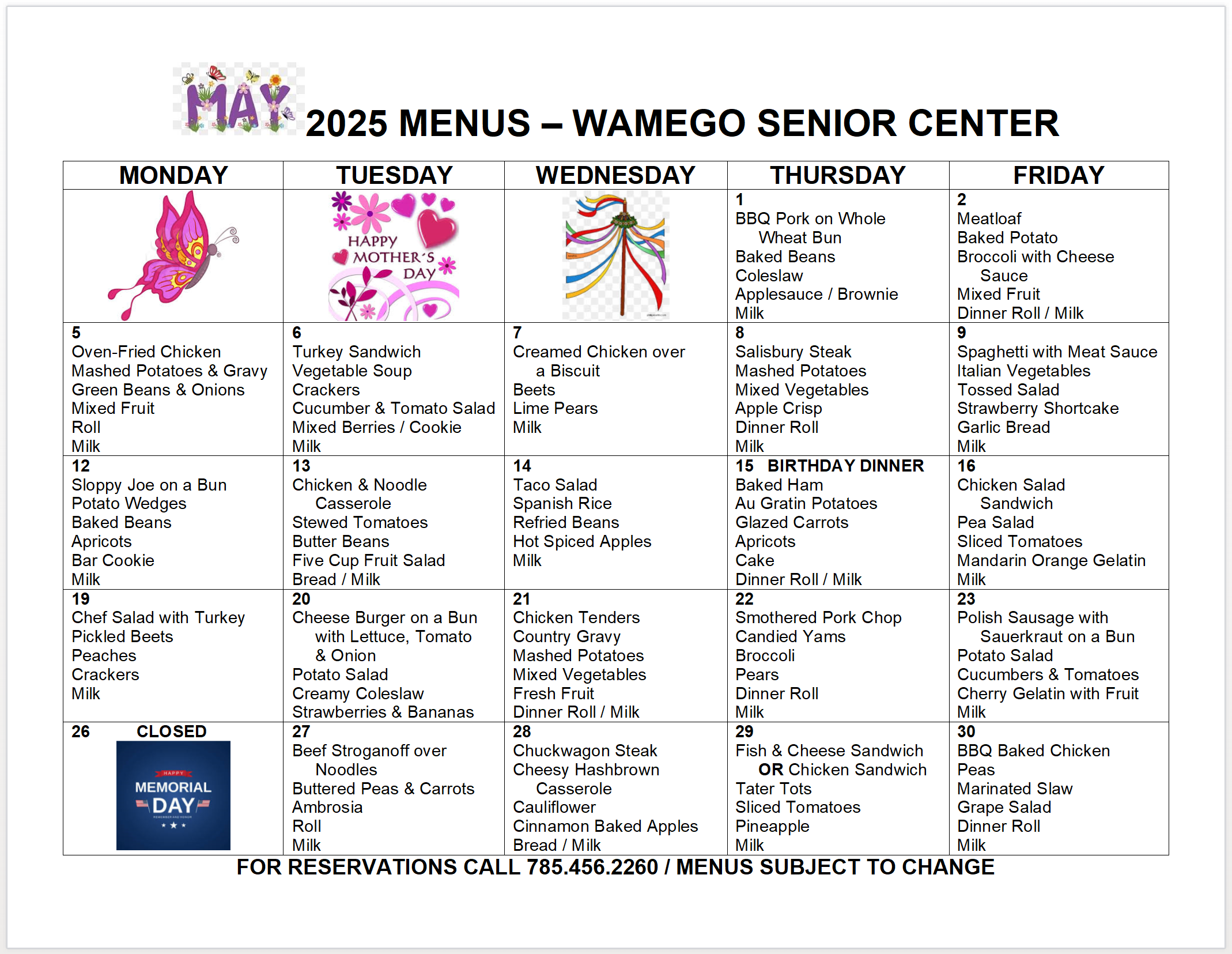 25May-Menu